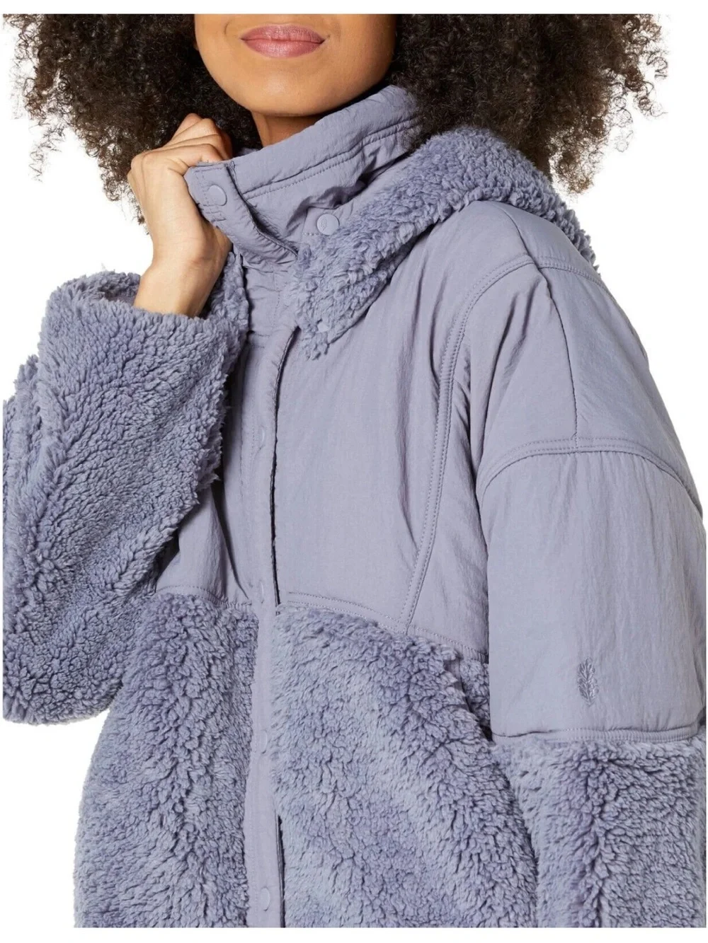 Like New Free People Movement Adventure Awaits Sherpa Puffer Jacket size